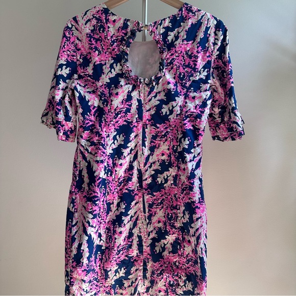 Lilly Pulitzer Fiesta Stretch Light Pascha Pink Aquadesiac Dress Size 2 - Picture 4 of 7